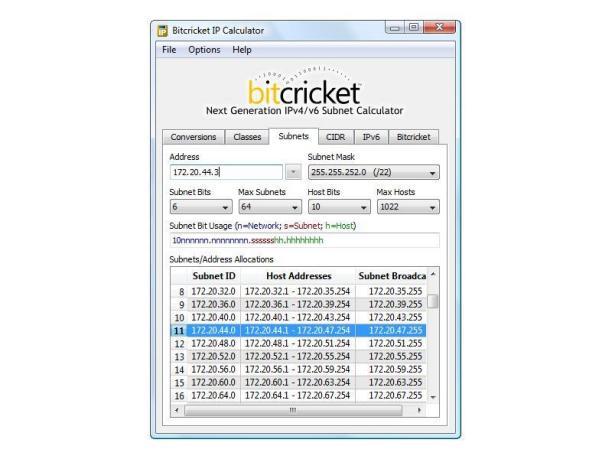 Bitcricket Ip Subnet Calculator Download